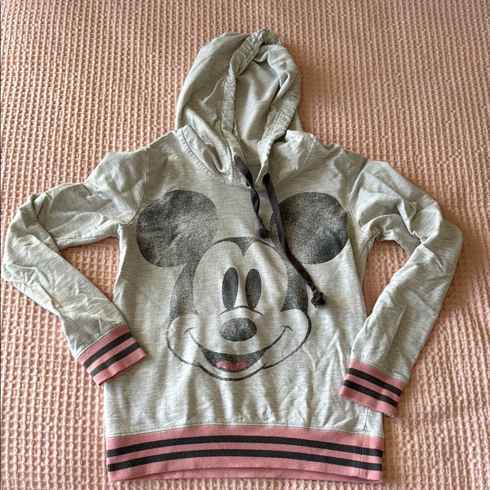 Gray Mickey Mouse Women's Sweater